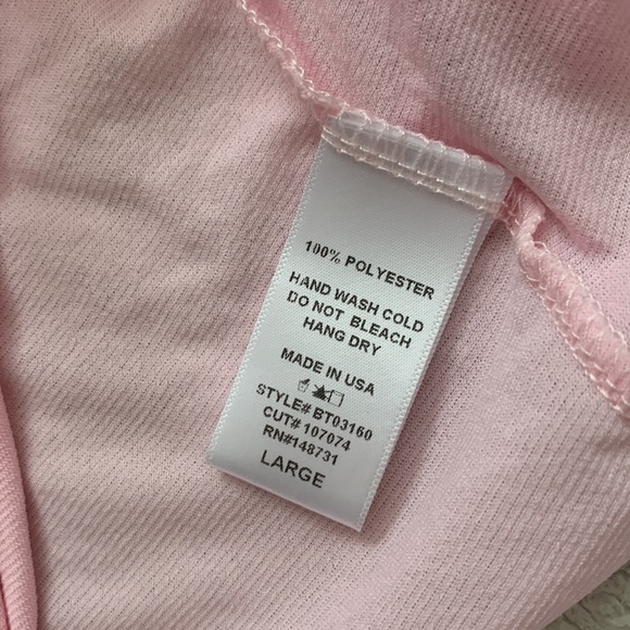 Blue Blush | Pink Tie Front Ruffle Top - Picture 5 of 5